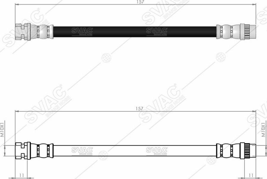 MOBILVERDE 50304897 - Flexible de frein cwaw.fr