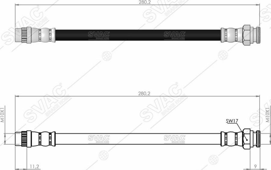 MOBILVERDE 50304844 - Flexible de frein cwaw.fr