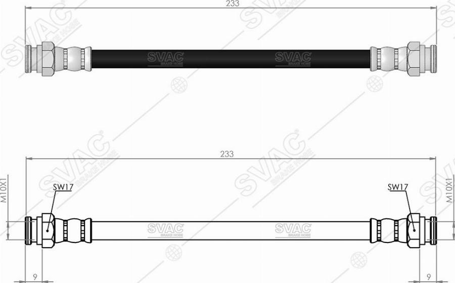 MOBILVERDE 50304845 - Flexible de frein cwaw.fr