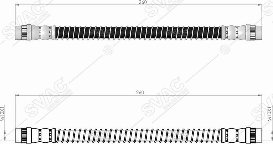 MOBILVERDE 50304841 - Flexible de frein cwaw.fr