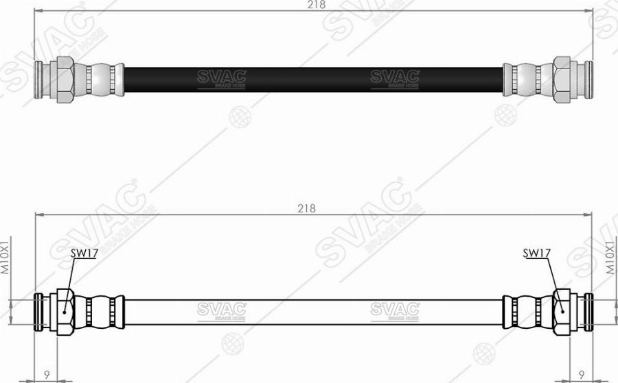 MOBILVERDE 50304848 - Flexible de frein cwaw.fr