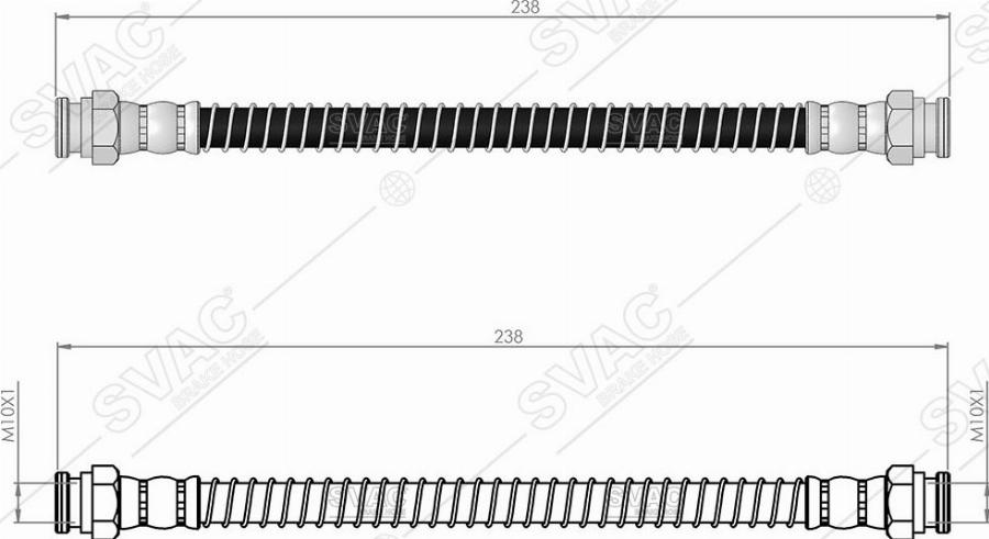 MOBILVERDE 50304842 - Flexible de frein cwaw.fr