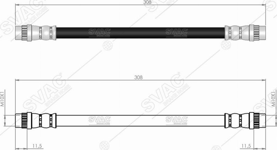 MOBILVERDE 50304864 - Flexible de frein cwaw.fr