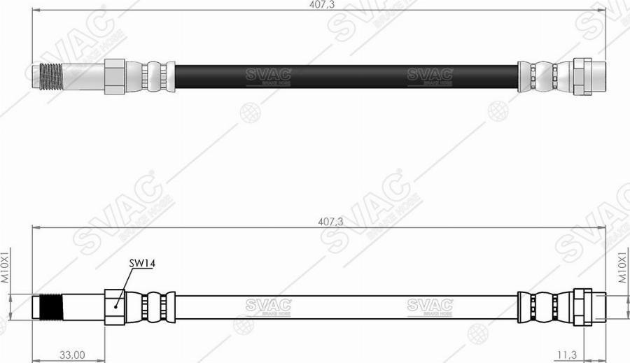 MOBILVERDE 50304806 - Flexible de frein cwaw.fr