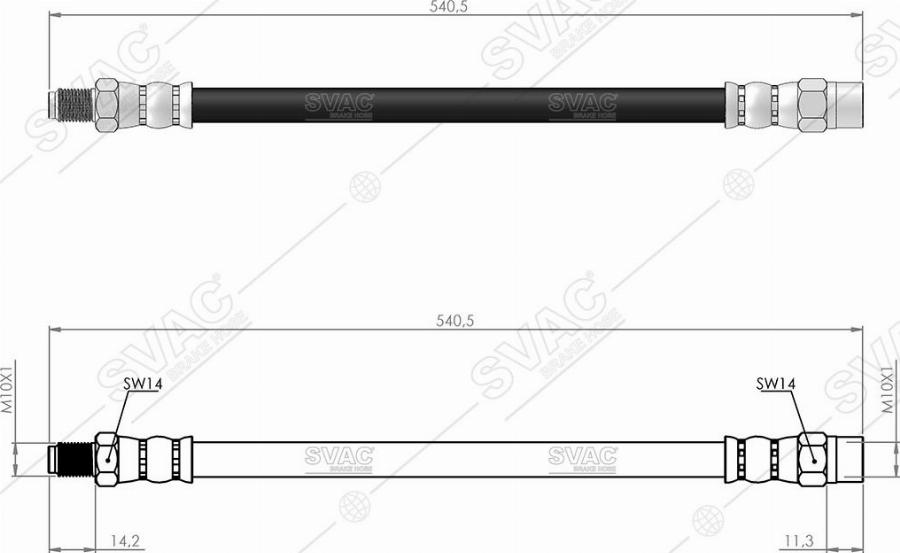 MOBILVERDE 50304802 - Flexible de frein cwaw.fr