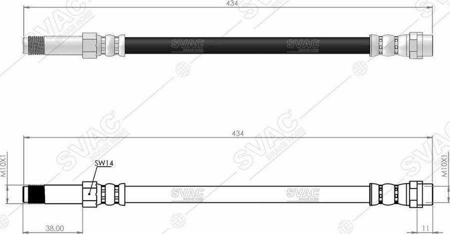 MOBILVERDE 50304807 - Flexible de frein cwaw.fr