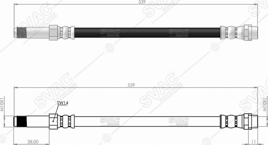 MOBILVERDE 50304810 - Flexible de frein cwaw.fr