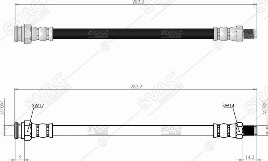 MOBILVERDE 50304883 - Flexible de frein cwaw.fr