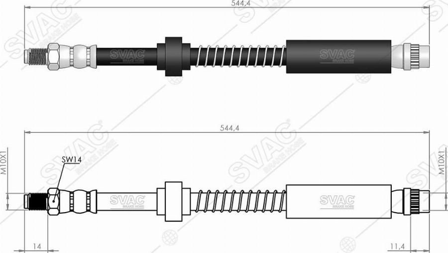 MOBILVERDE 50304834 - Flexible de frein cwaw.fr