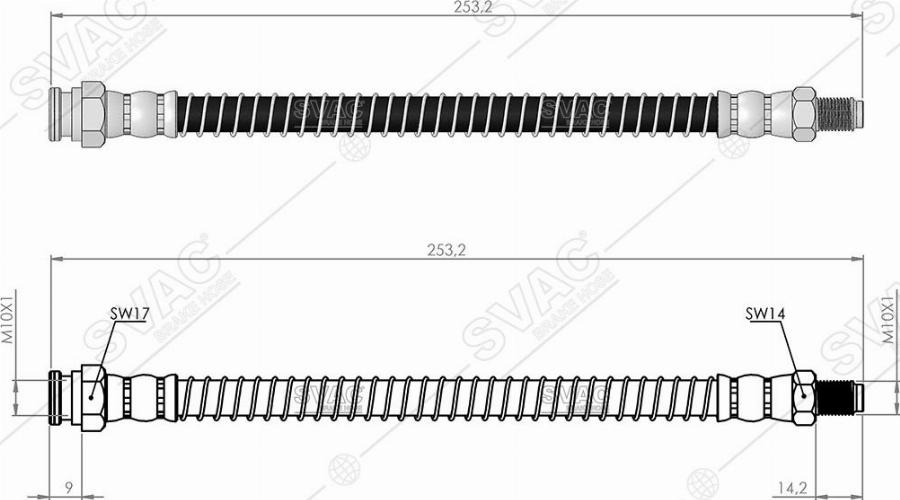 MOBILVERDE 50304830 - Flexible de frein cwaw.fr