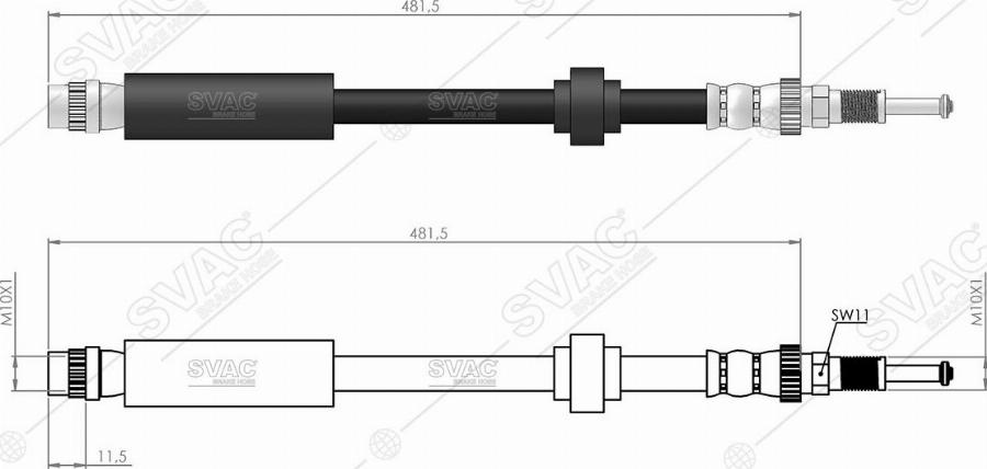 MOBILVERDE 50304831 - Flexible de frein cwaw.fr