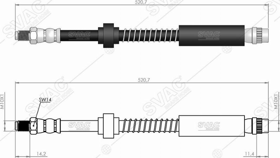 MOBILVERDE 50304833 - Flexible de frein cwaw.fr