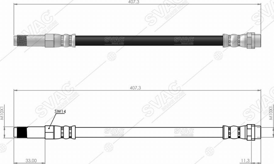 MOBILVERDE 50304396 - Flexible de frein cwaw.fr