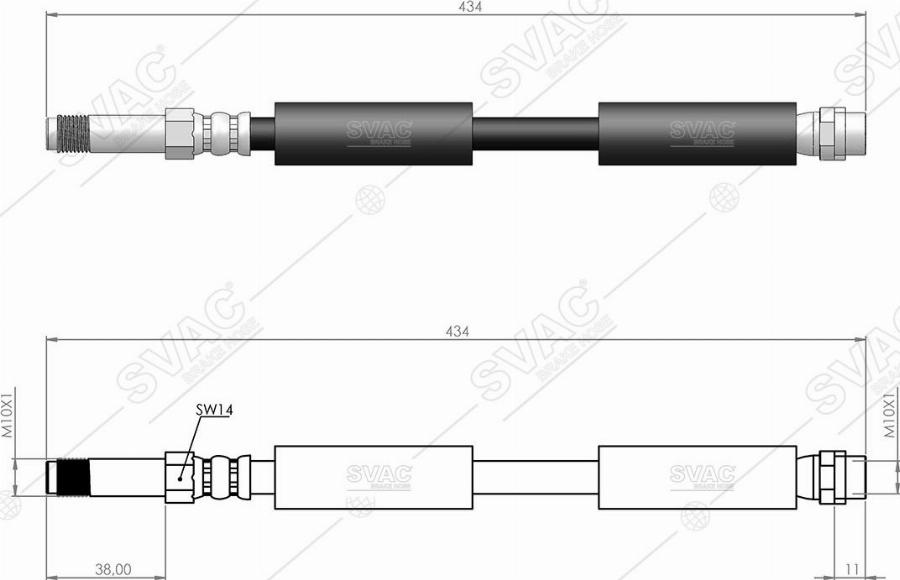 MOBILVERDE 50304398 - Flexible de frein cwaw.fr