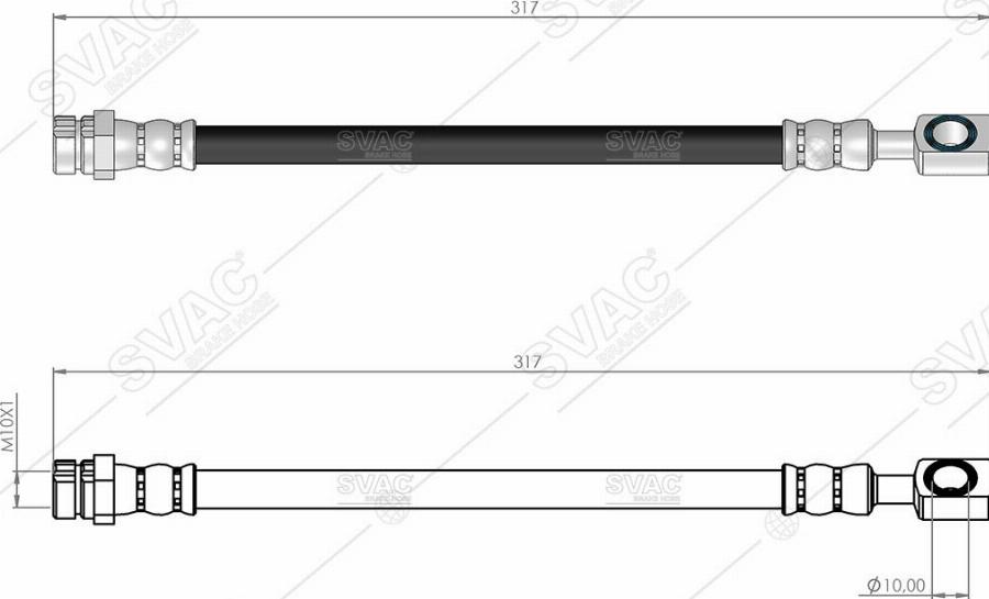 MOBILVERDE 50304392 - Flexible de frein cwaw.fr