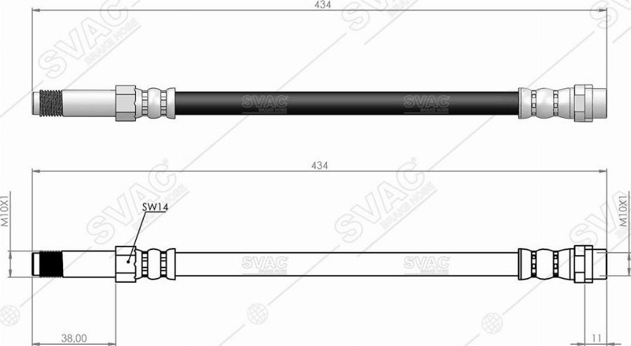 MOBILVERDE 50304397 - Flexible de frein cwaw.fr