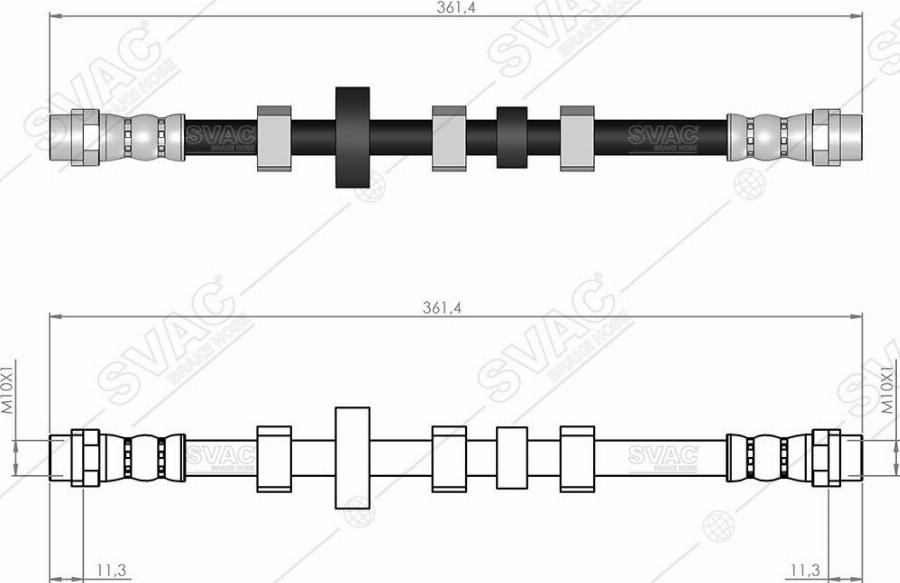 MOBILVERDE 50304356 - Flexible de frein cwaw.fr