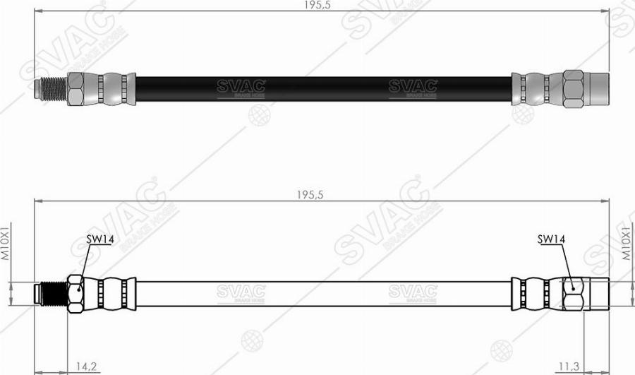 MOBILVERDE 50304358 - Flexible de frein cwaw.fr