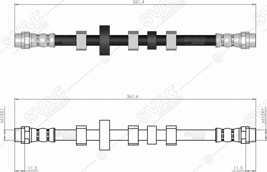 MOBILVERDE 50304357 - Flexible de frein cwaw.fr