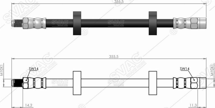 MOBILVERDE 50304309 - Flexible de frein cwaw.fr