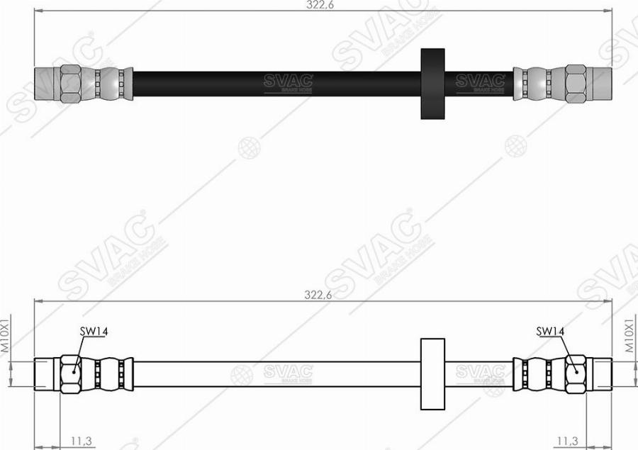 MOBILVERDE 50304310 - Flexible de frein cwaw.fr