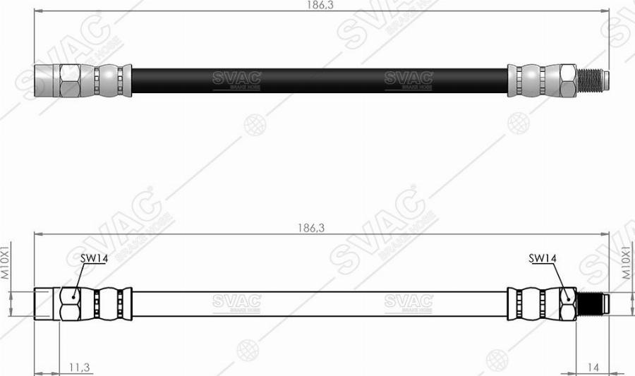 MOBILVERDE 50304311 - Flexible de frein cwaw.fr