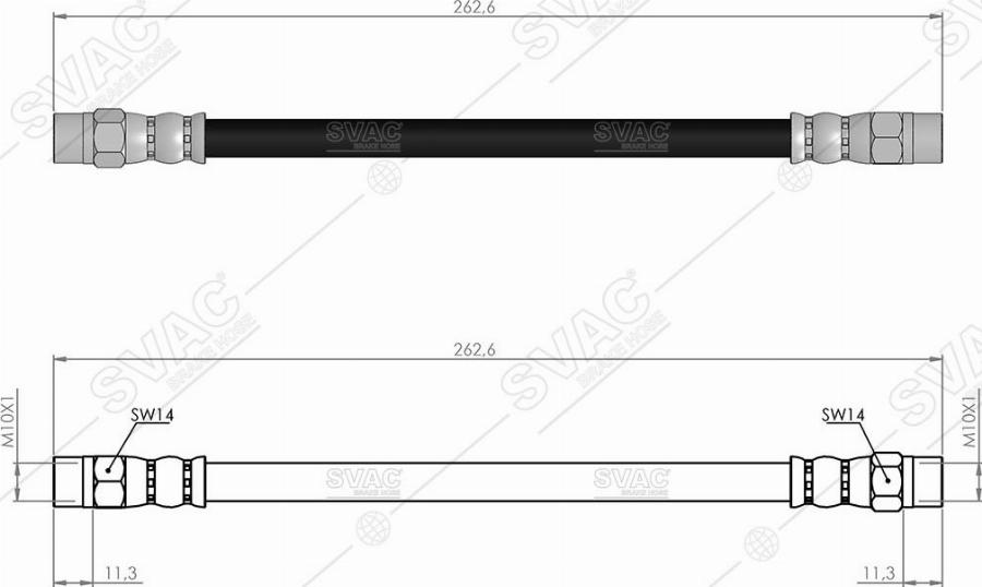 MOBILVERDE 50304313 - Flexible de frein cwaw.fr