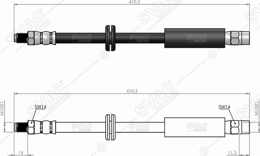 MOBILVERDE 50304312 - Flexible de frein cwaw.fr