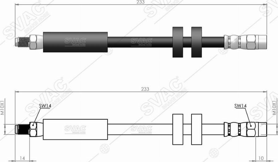 MOBILVERDE 50304317 - Flexible de frein cwaw.fr