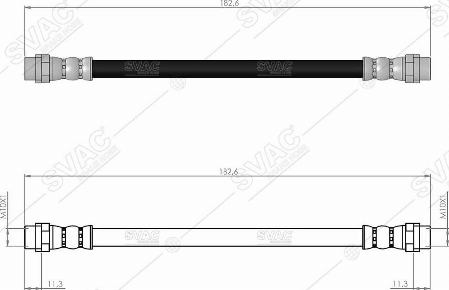 MOBILVERDE 50304376 - Flexible de frein cwaw.fr