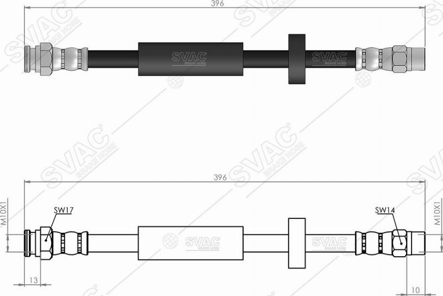 MOBILVERDE 50304371 - Flexible de frein cwaw.fr