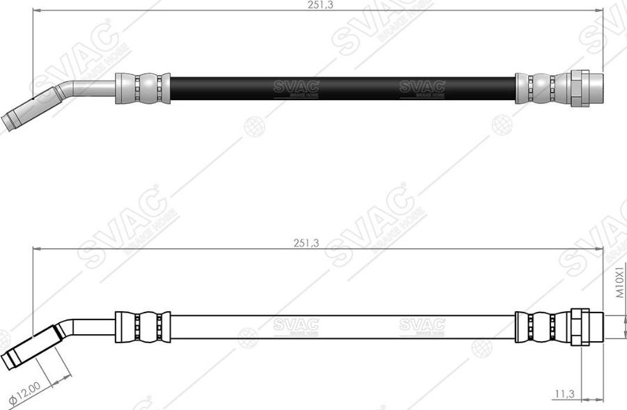 MOBILVERDE 50304378 - Flexible de frein cwaw.fr