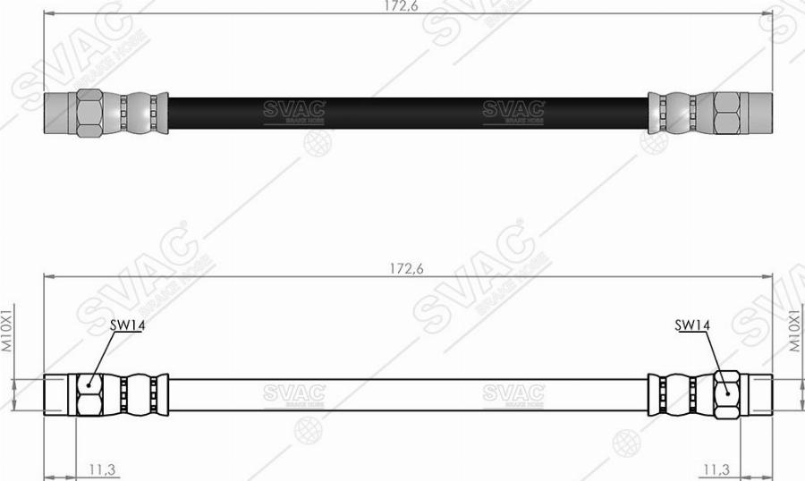 MOBILVERDE 50304373 - Flexible de frein cwaw.fr