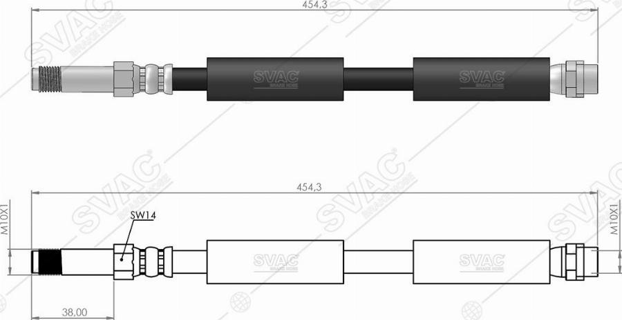 MOBILVERDE 50304291 - Flexible de frein cwaw.fr