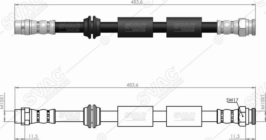 MOBILVERDE 50304256 - Flexible de frein cwaw.fr