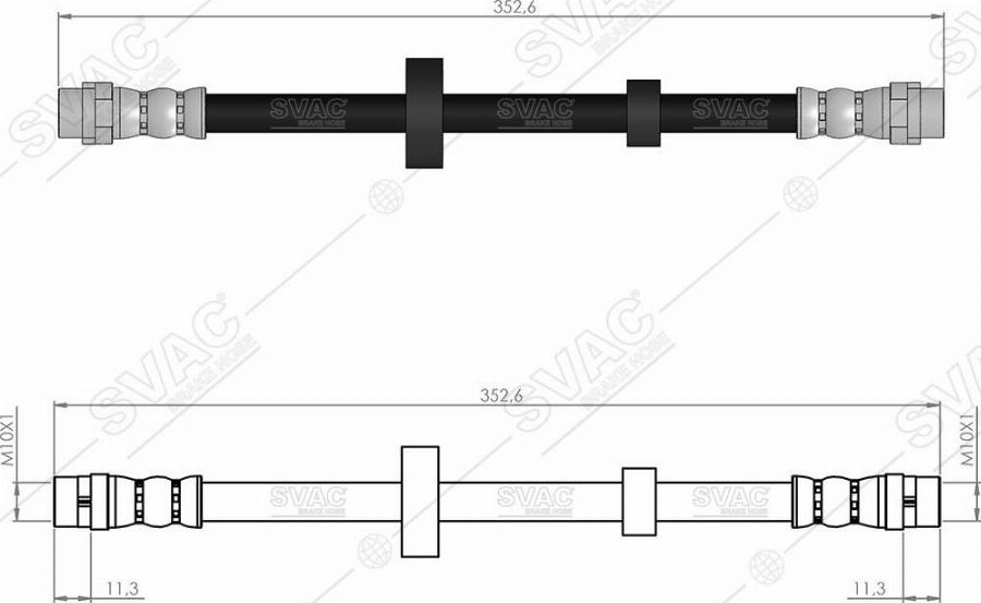 MOBILVERDE 50304250 - Flexible de frein cwaw.fr