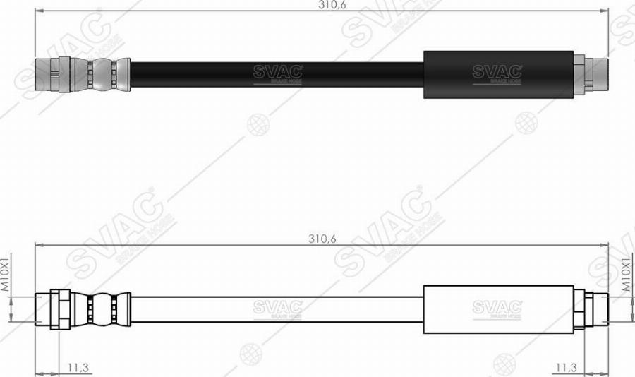 MOBILVERDE 50304252 - Flexible de frein cwaw.fr