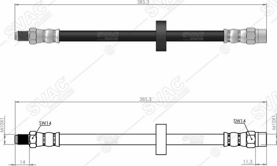 MOBILVERDE 50304289 - Flexible de frein cwaw.fr