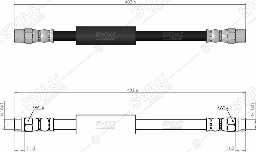 MOBILVERDE 50304287 - Flexible de frein cwaw.fr