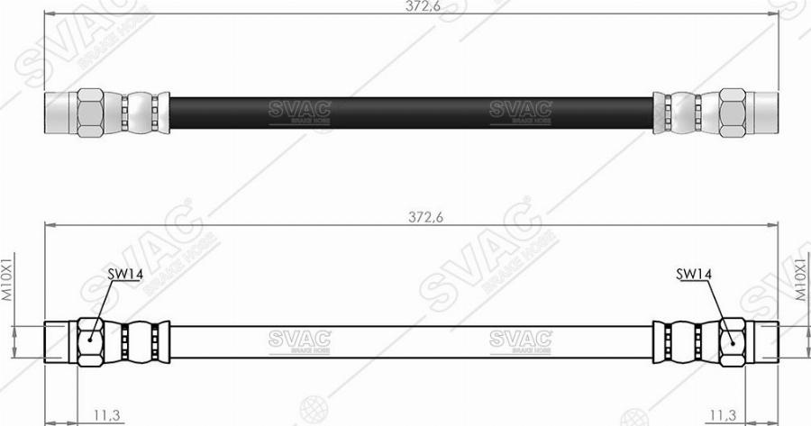 MOBILVERDE 50304744 - Flexible de frein cwaw.fr