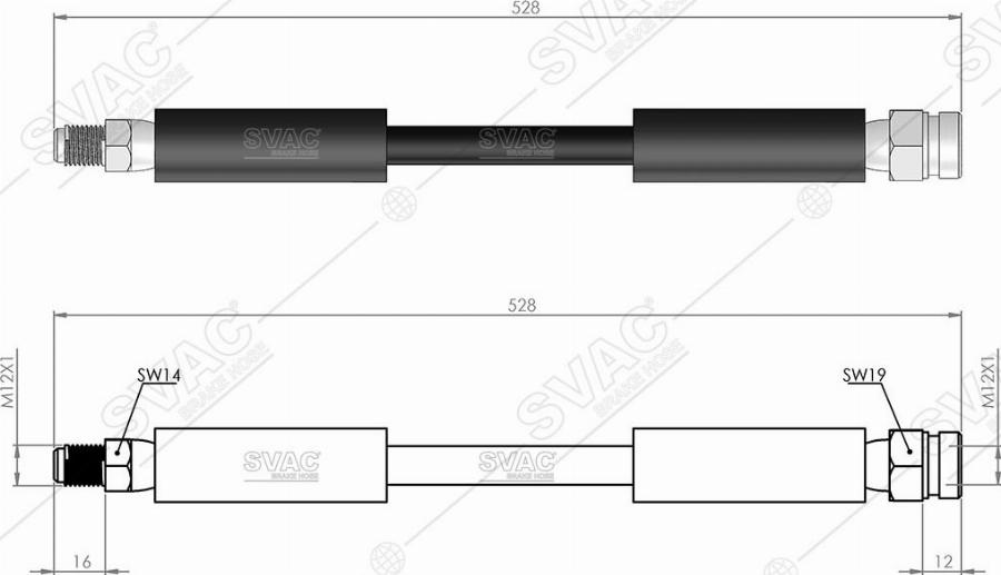 MOBILVERDE 50304745 - Flexible de frein cwaw.fr