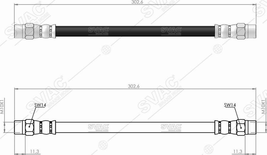 MOBILVERDE 50304746 - Flexible de frein cwaw.fr