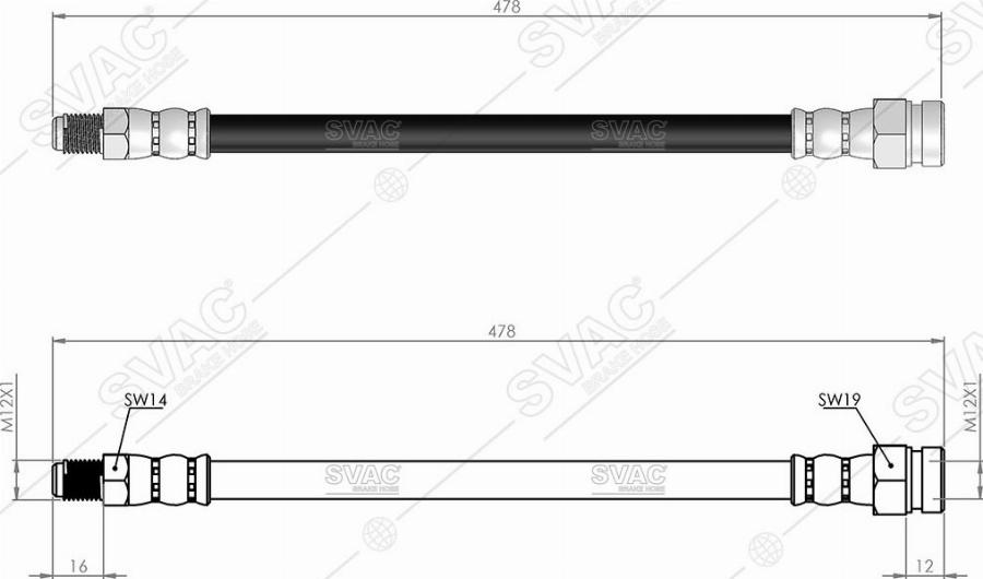 MOBILVERDE 50304741 - Flexible de frein cwaw.fr