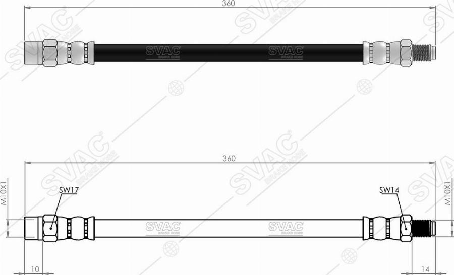 MOBILVERDE 50304751 - Flexible de frein cwaw.fr