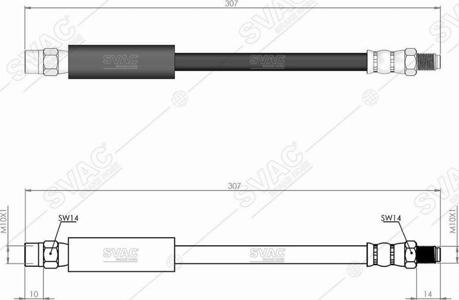 MOBILVERDE 50304701 - Flexible de frein cwaw.fr