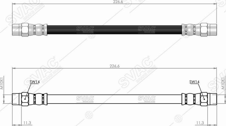 MOBILVERDE 50304719 - Flexible de frein cwaw.fr