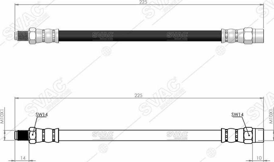 MOBILVERDE 50304718 - Flexible de frein cwaw.fr