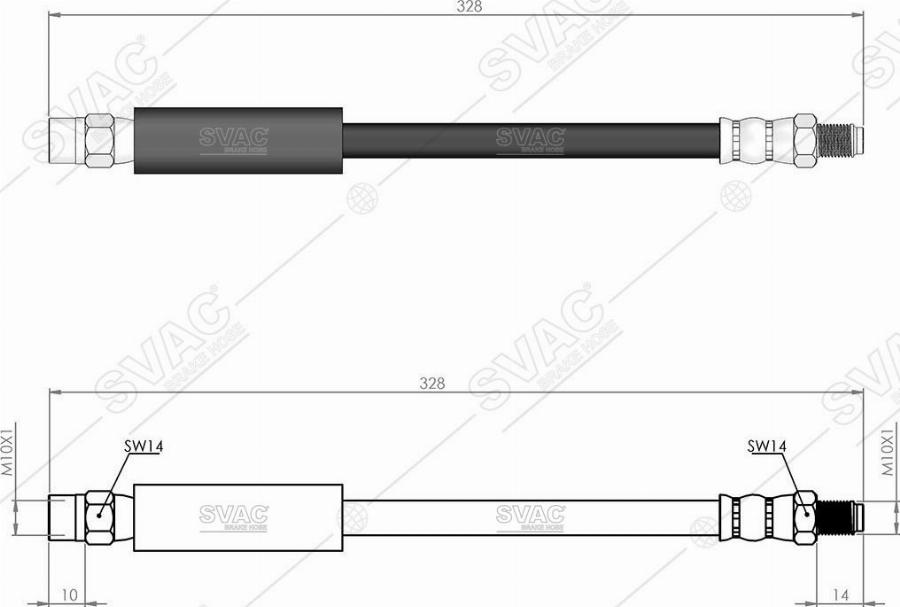 MOBILVERDE 50304720 - Flexible de frein cwaw.fr