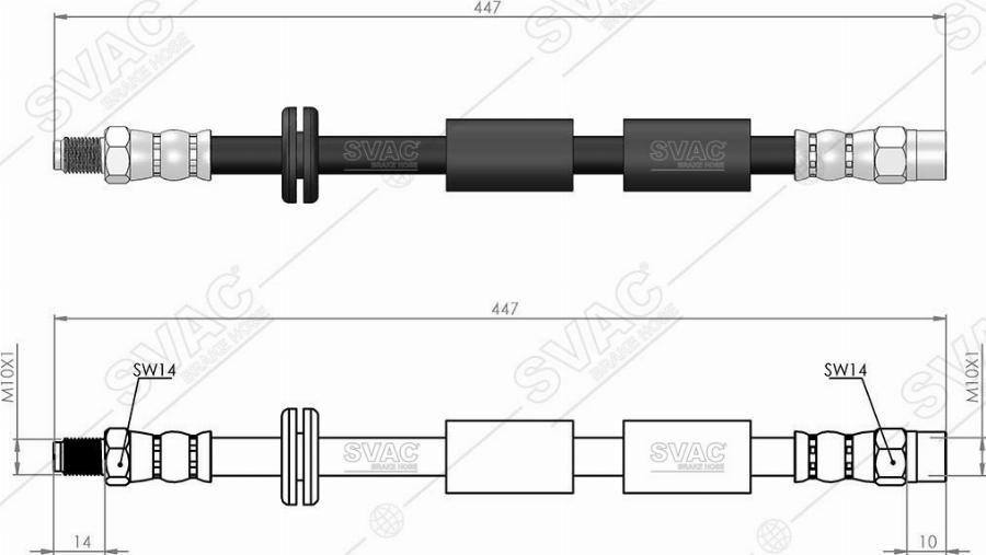 MOBILVERDE 50304721 - Flexible de frein cwaw.fr