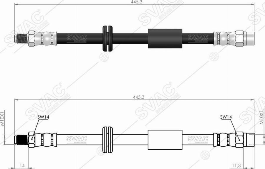 MOBILVERDE 50304723 - Flexible de frein cwaw.fr